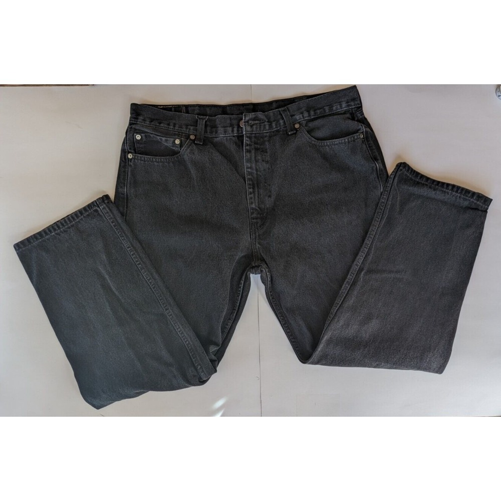 Levis Strauss 505 Jeans Mens 40x30 Denim  Black Pants
